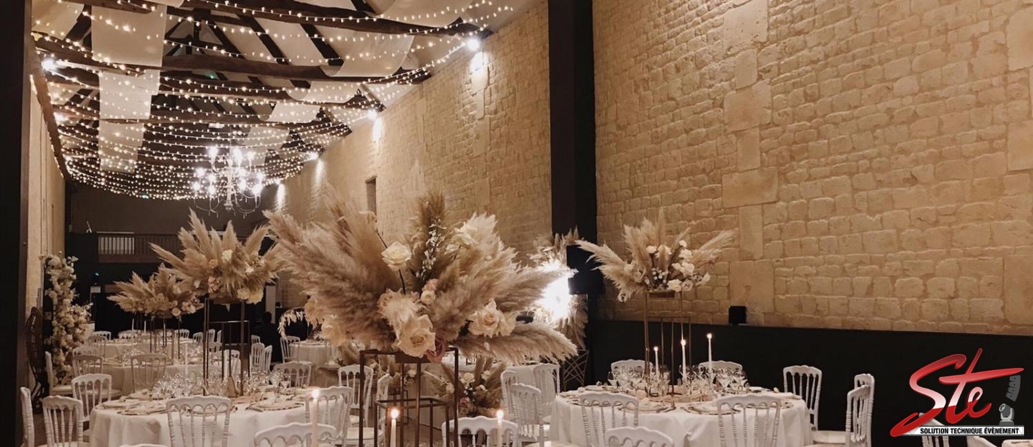 Un mariage sous les étoiles au Domaine de la Cour des Lys. - Solution Technique Evènement à Caen