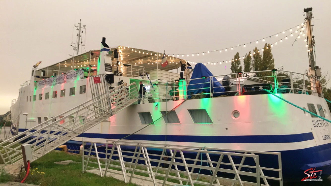 Bateau Guerveur presqu’île de Caen - Solution Technique Evènement à Caen