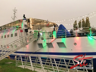 Bateau Guerveur presqu'île de Caen - Solution Technique Evènement à Caen