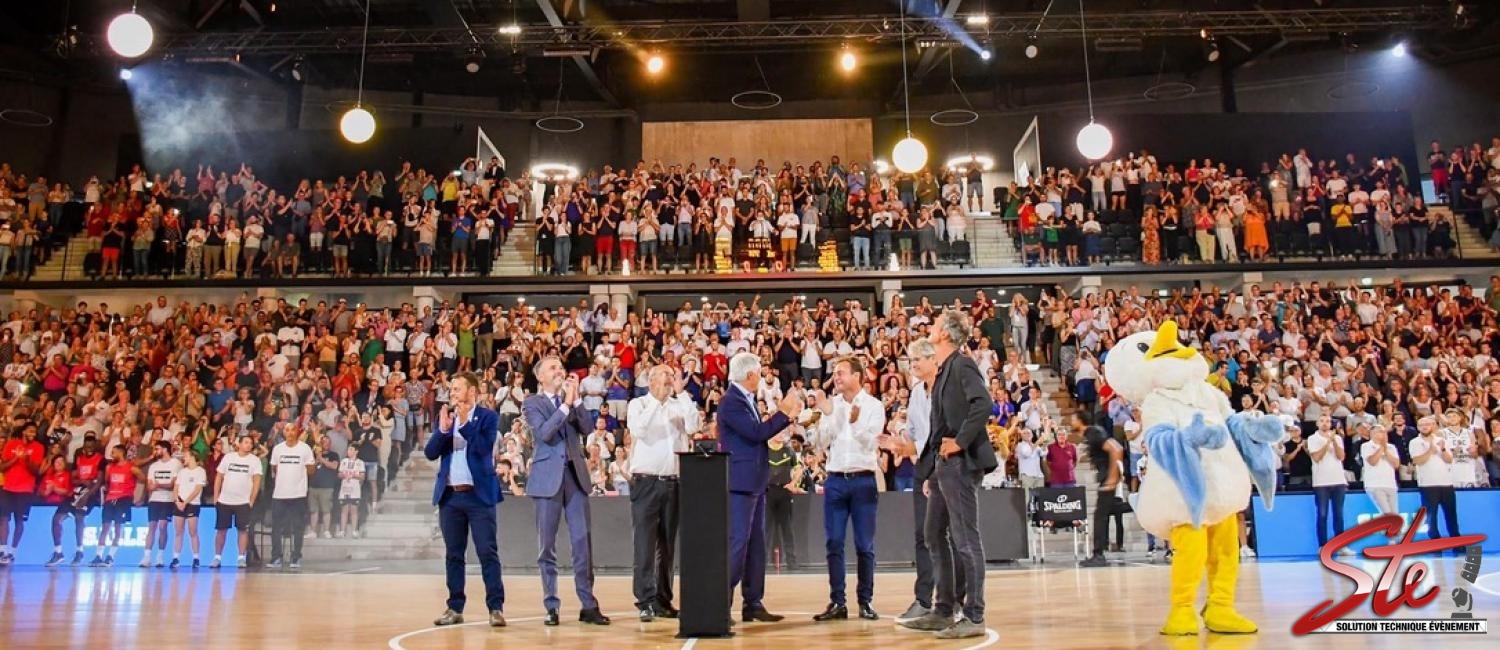 Inauguration du nouveau Palais des Sports de Caen. - Solution Technique Evènement à Caen